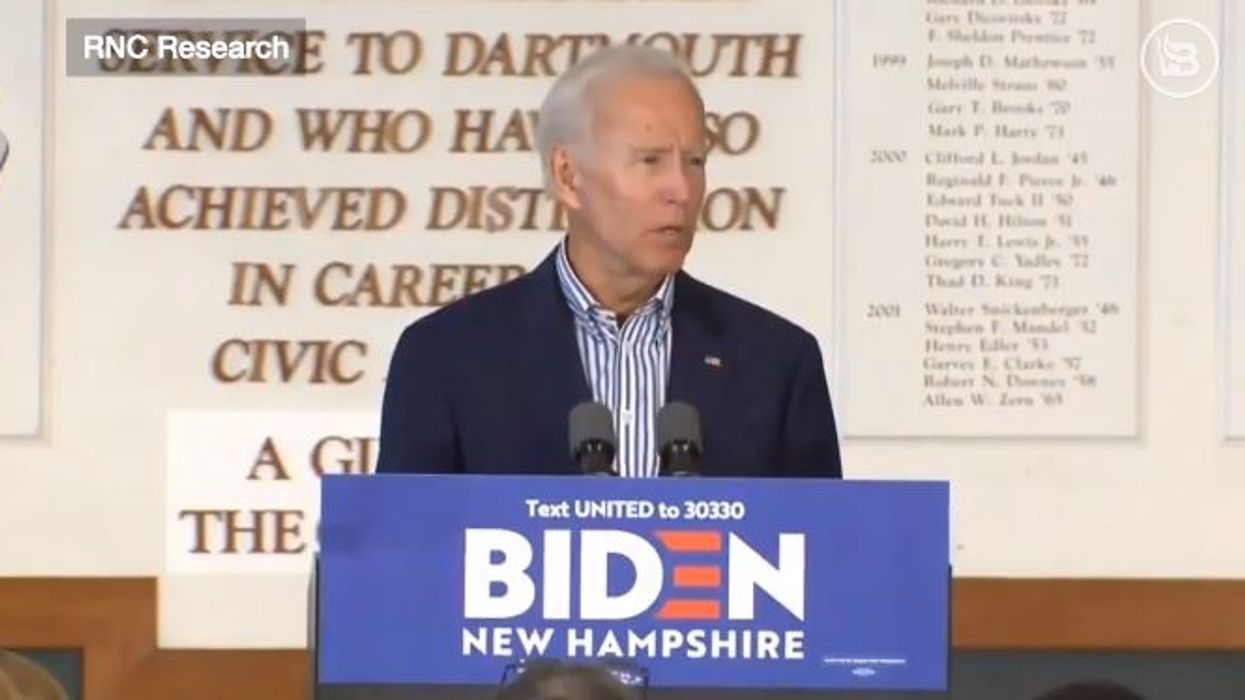 VIDEO: Joe Biden tells crowd his health care plan would offer affordability, not quality