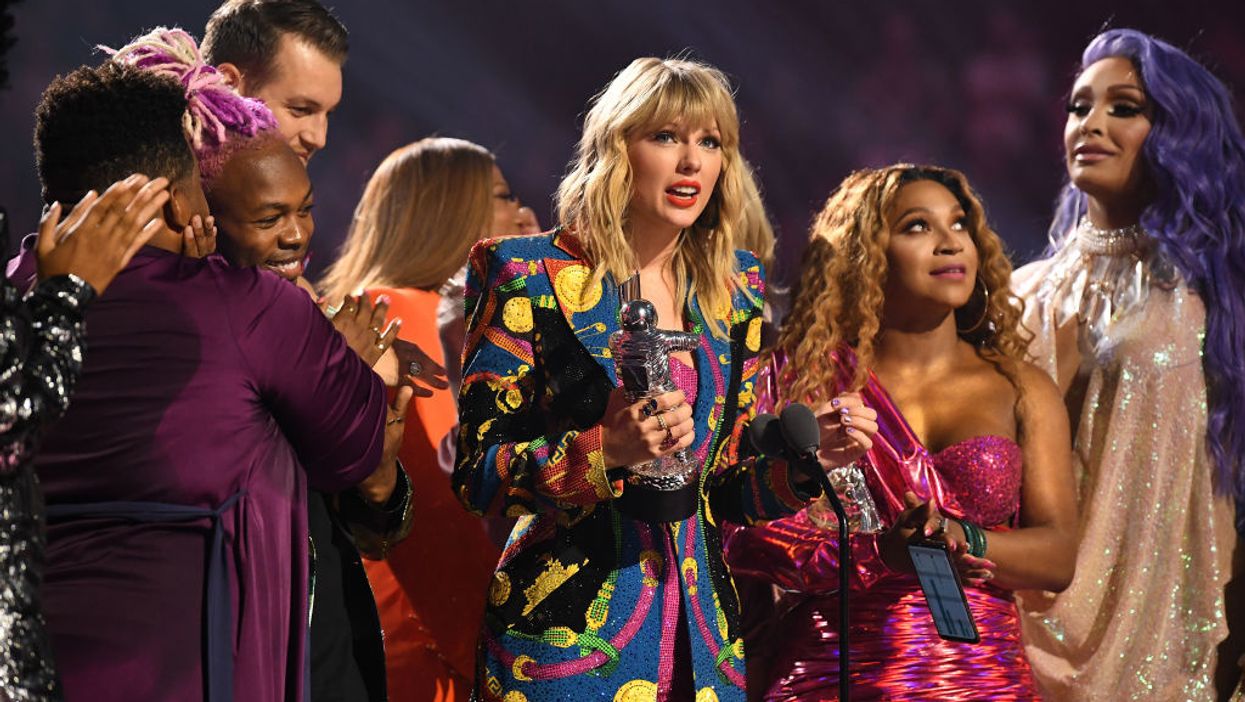 Taylor Swift uses VMAs to take shot at Trump's White House over LGBTQ rights