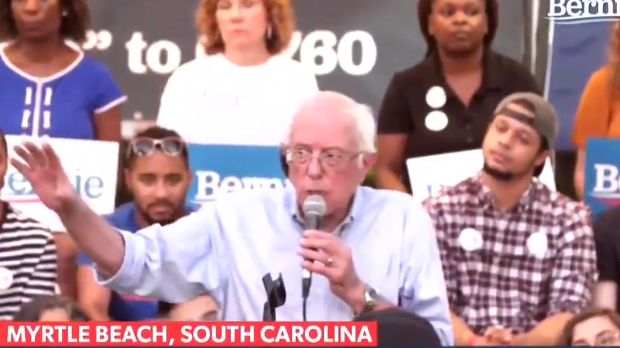 Bernie Sanders open to 'meat tax' to fight climate change in answer to insane town hall question