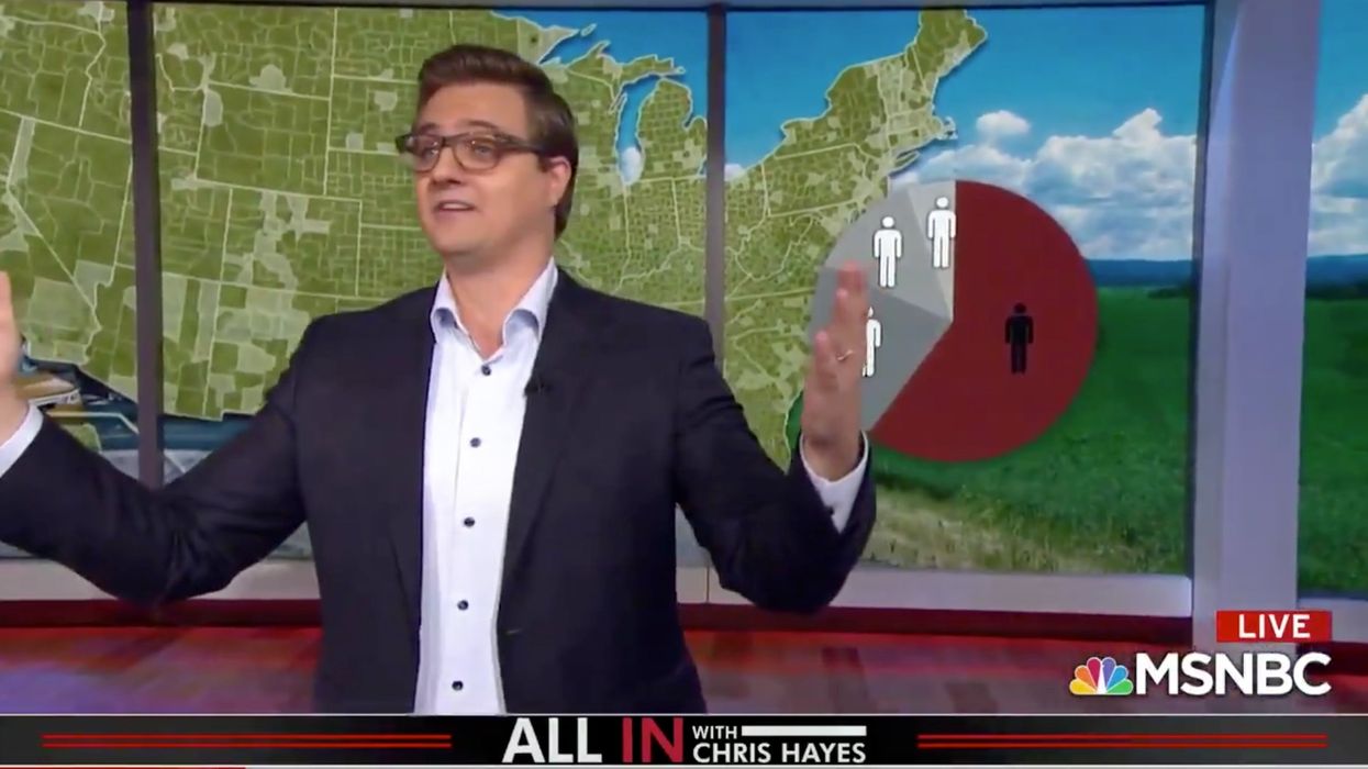 MSNBC's Chris Hayes unleashes on conservatives over alleged 'simple truth' about Electoral College
