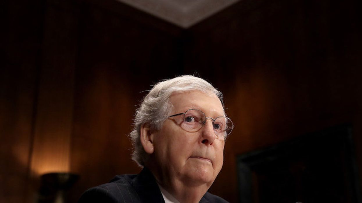 Mitch McConnell says he’ll put gun control on the Senate floor only if it gets President Trump's backing