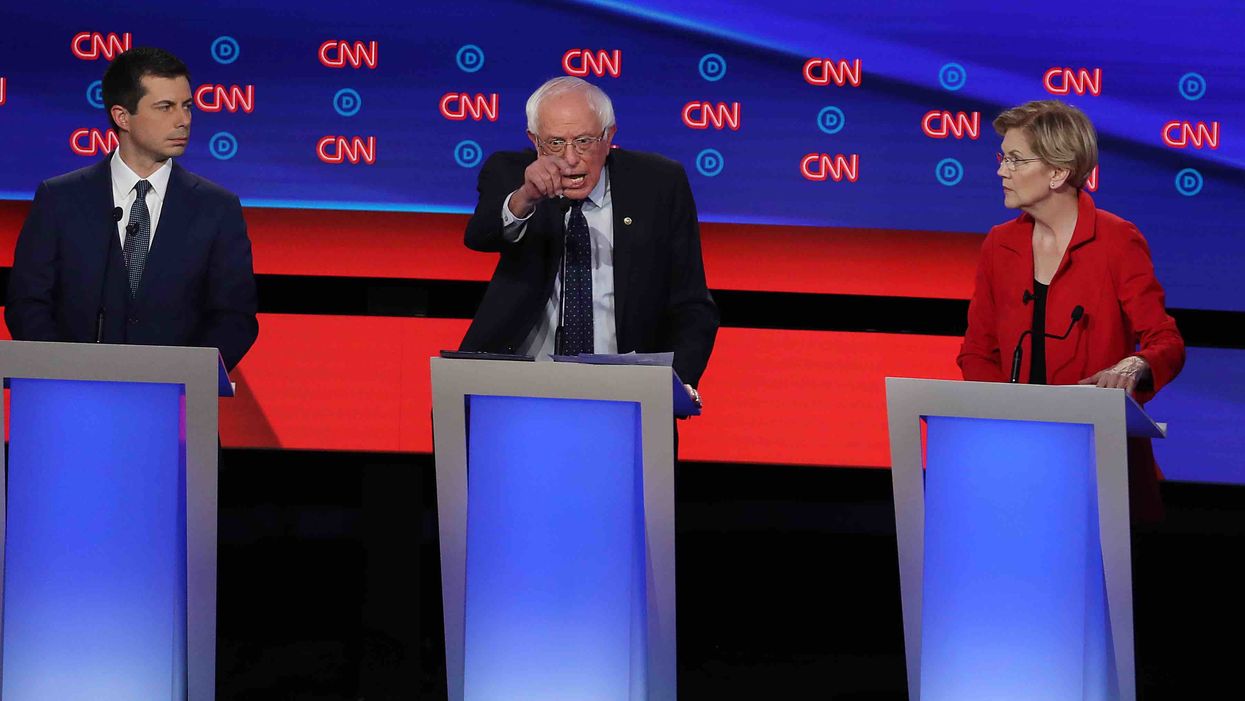 The top 5 fundraising Democratic presidential candidates share some big-name contributors that millions of Americans do business with daily