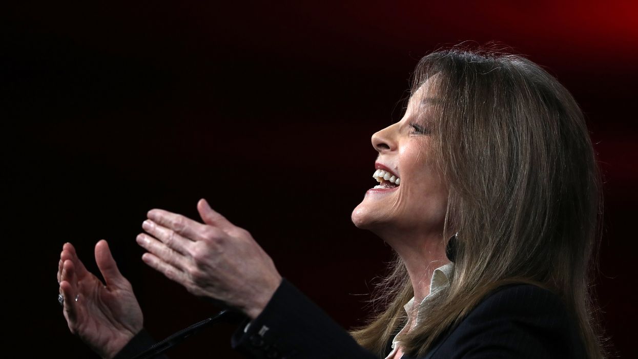 Marianne Williamson suggests using 'power of the mind' to change Hurricane Dorian's course