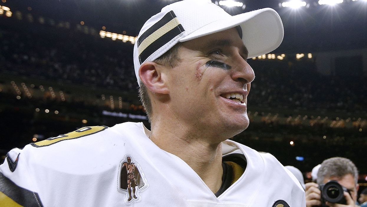 Drew Brees responds to LGBTQ lobby after they attack him for supporting the 'Bring your Bible to school' program