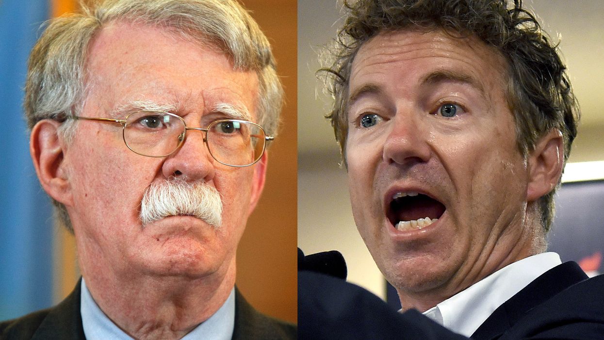 Rand Paul calls John Bolton 'naive,' accuses him of working against Trump's agenda