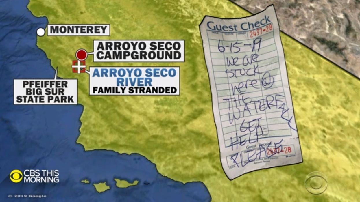 Trapped hikers rescued after someone found their message in a bottle