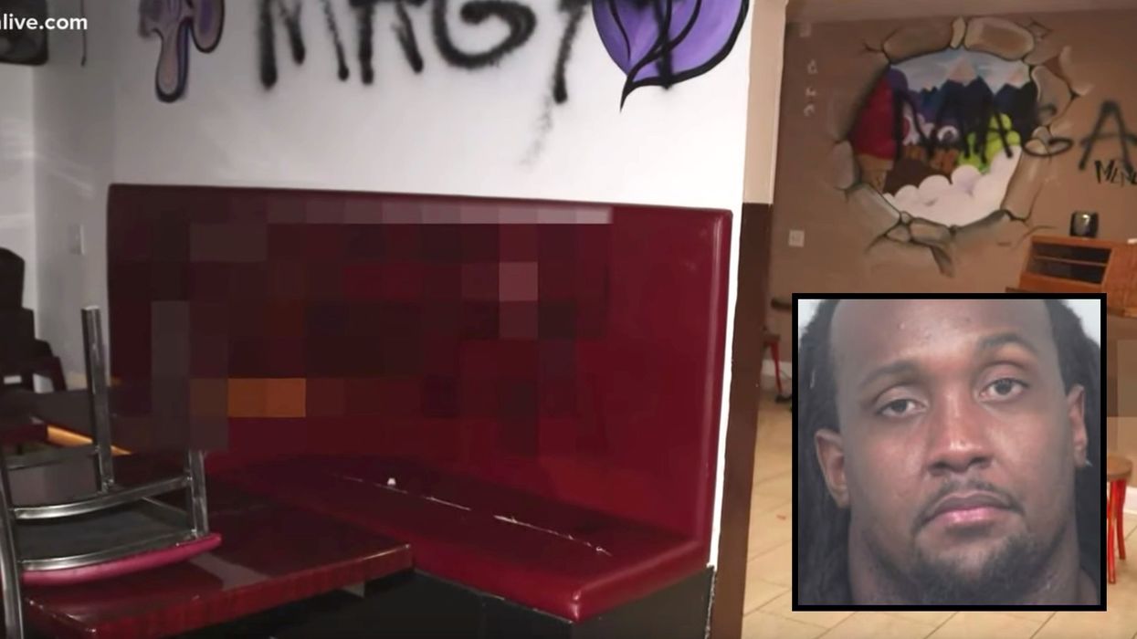Former NFL player's business vandalized with 'MAGA' and racist slurs — but police say it was a hoax
