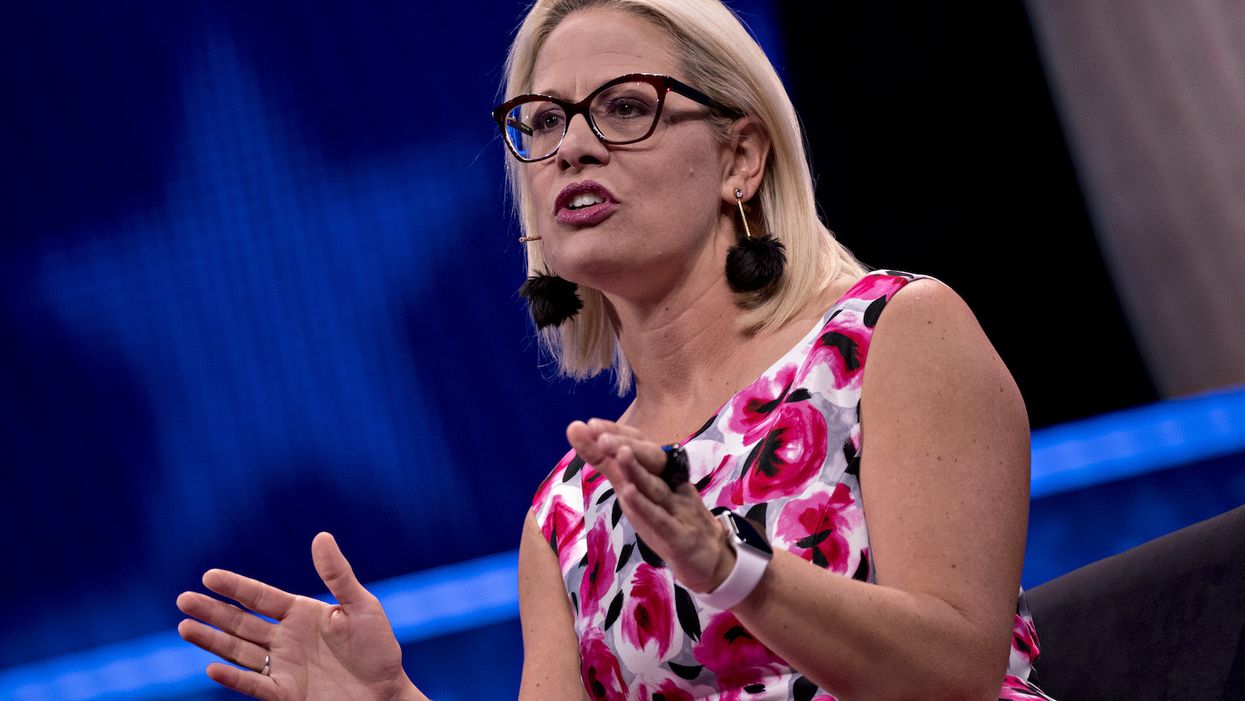 Progressives are coming after freshman Democratic senator for not opposing President Trump enough