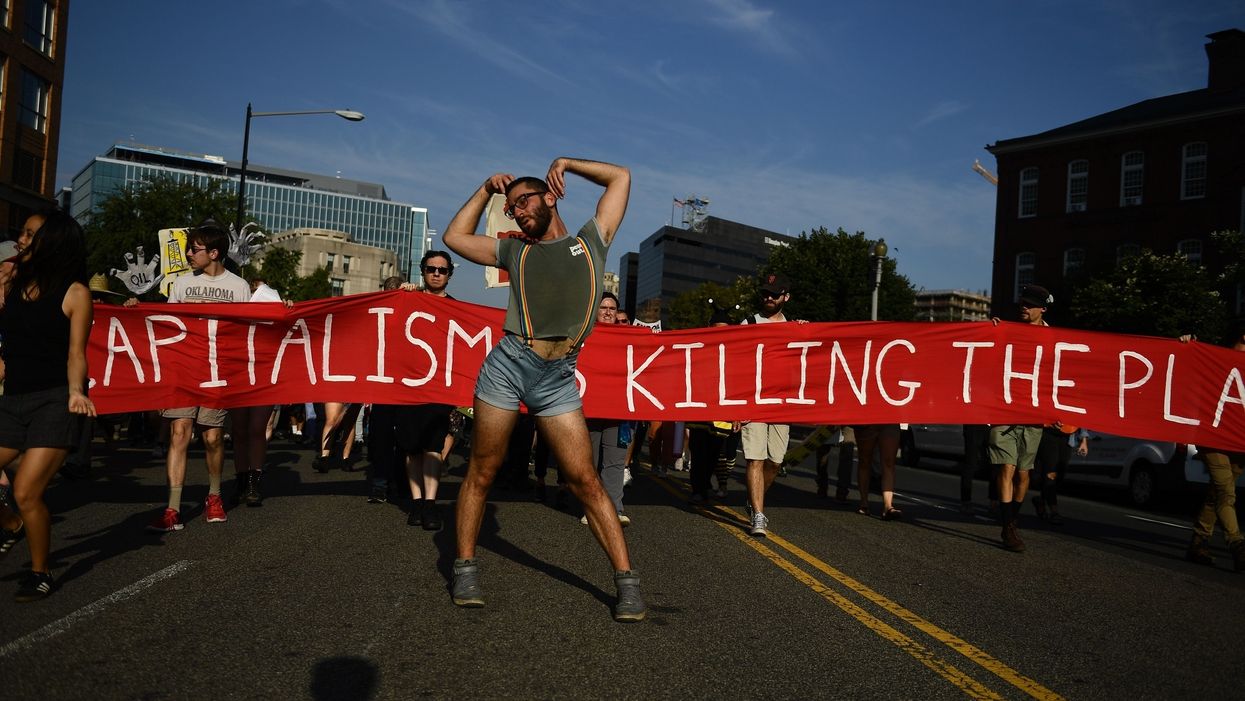 Dozens arrested in DC climate change protests — and activists put on quite a spectacle