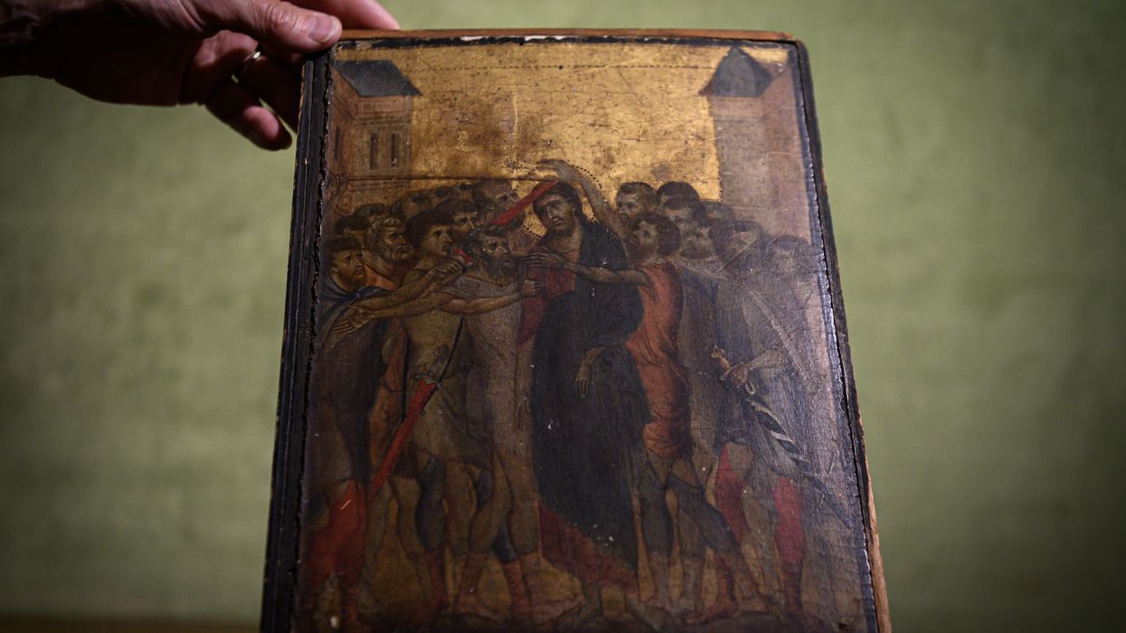An elderly woman didn't realize she had a 739-year-old painting worth up to $6.6 million hanging in her kitchen