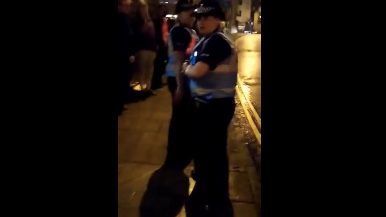 Transgender-rights 'misogynists' screamed, banged on windows of UK feminists' event while 'police did absolutely nothing,' journalist says