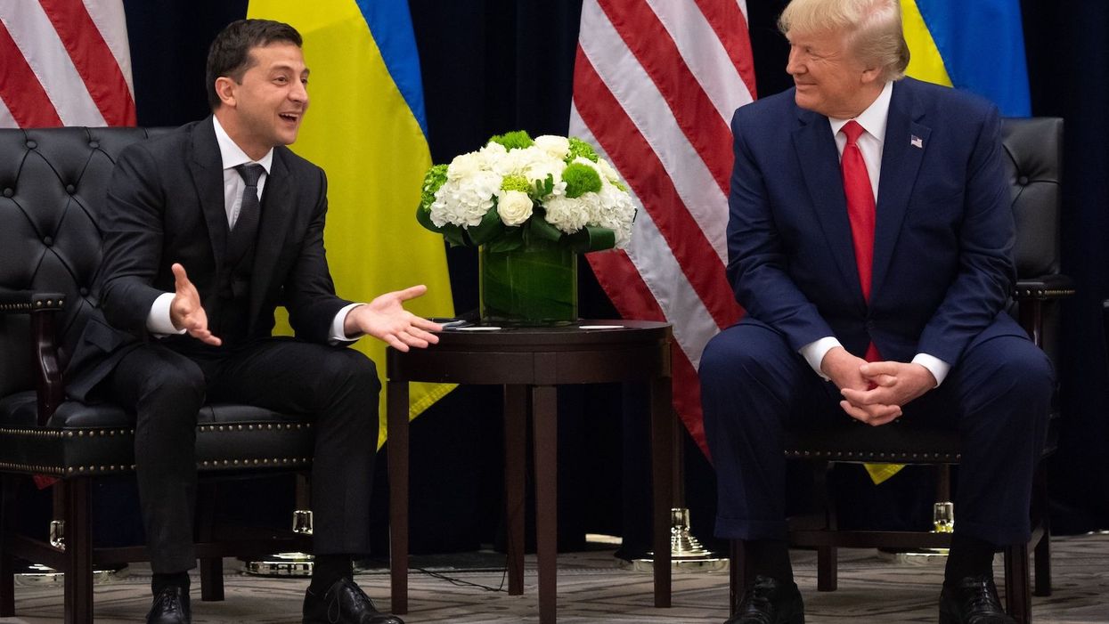 Ukrainian president on Trump phone call: ‘Nobody pushed me’