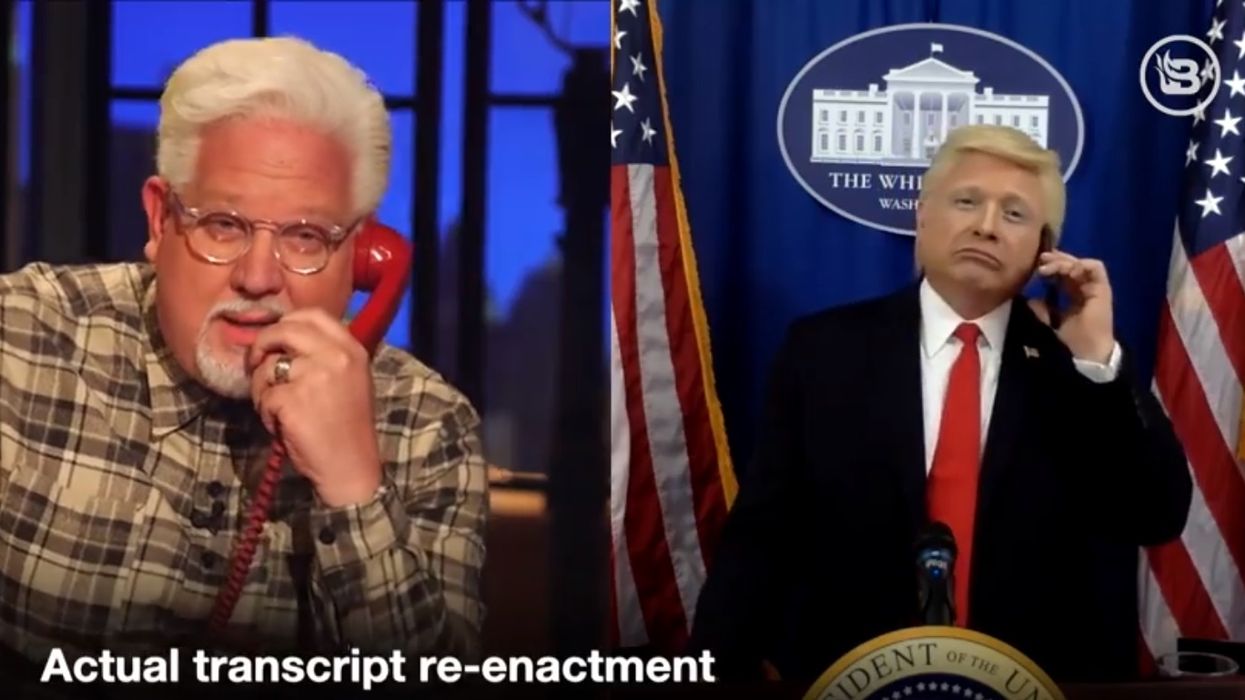 LAUGH: Trump impersonator John Di Domenico joins Glenn Beck to re-enact the actual Ukraine call transcript