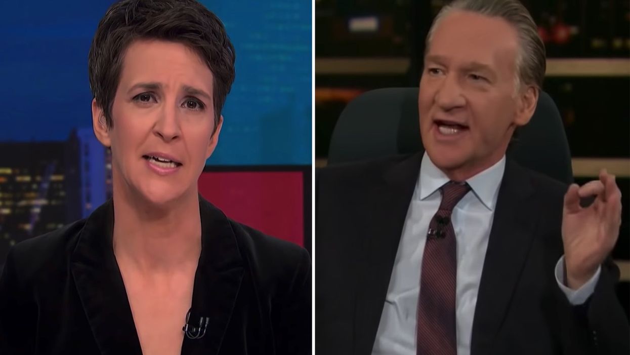 Bill Maher exposes media hypocrisy in Ukraine scandal, takes aim at MSNBC's Rachel Maddow