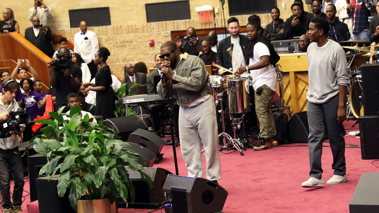 Amid reports that Kanye West is leaving secular music behind, the rapper has a new song that name-drops Chick-fil-A