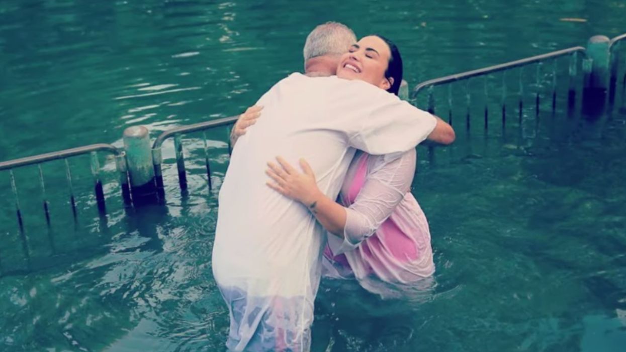 Demi Lovato addresses critics after saying Jordan River baptism filled the 'God-sized hole' in her heart: This is 'not a political statement'