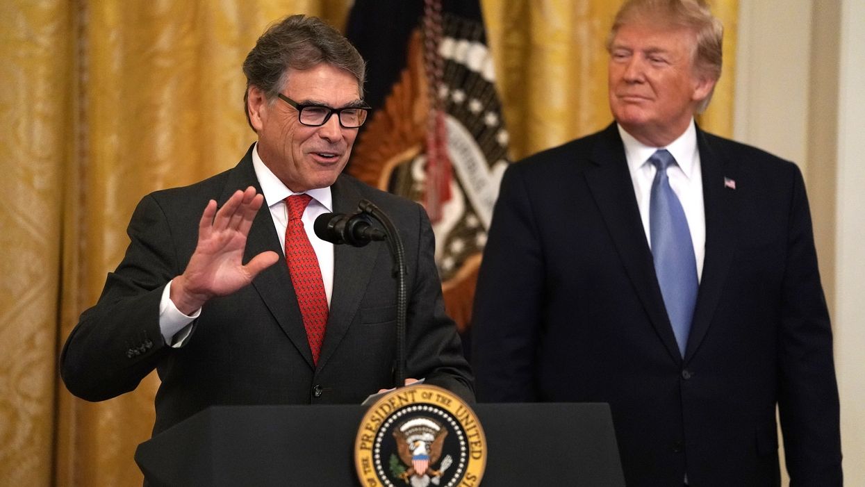 Energy Secretary Rick Perry reportedly plans to resign his post next month