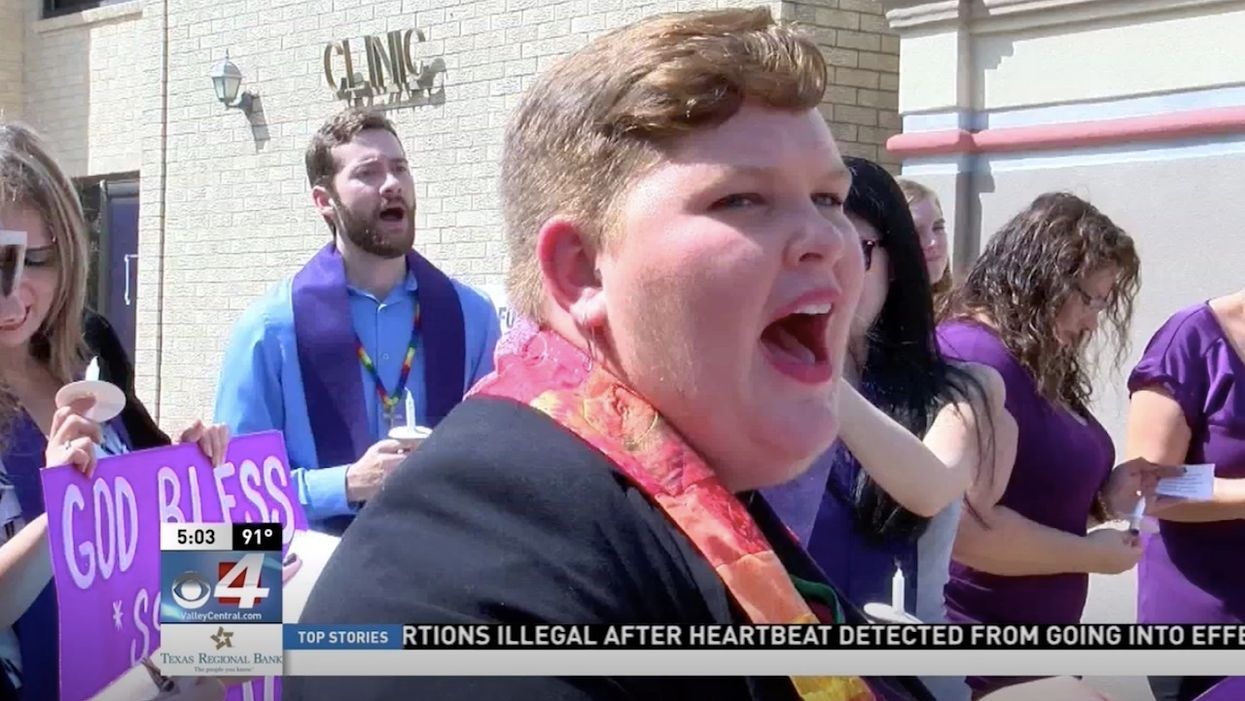 'This little light of mine, I'm gonna let it shine': Clergy members sing, pray, speak out in support of yet another abortion clinic