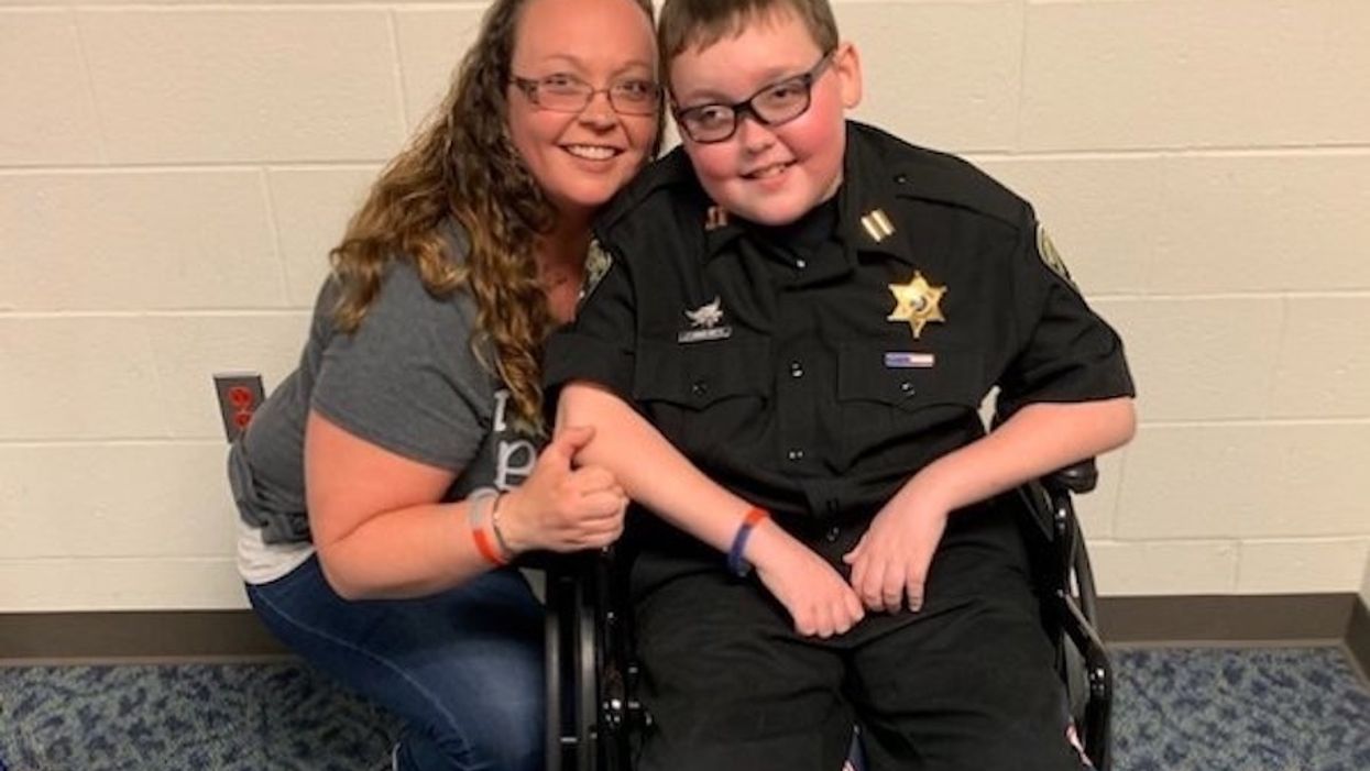 Family of 11-year-old boy with brain cancer shares one final wish: inspiration and encouragement from cops, military, firefighters, and EMTs