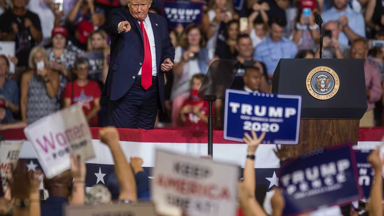 President Trump locks horns with Minneapolis mayor over 'extortion' to stop his campaign rally