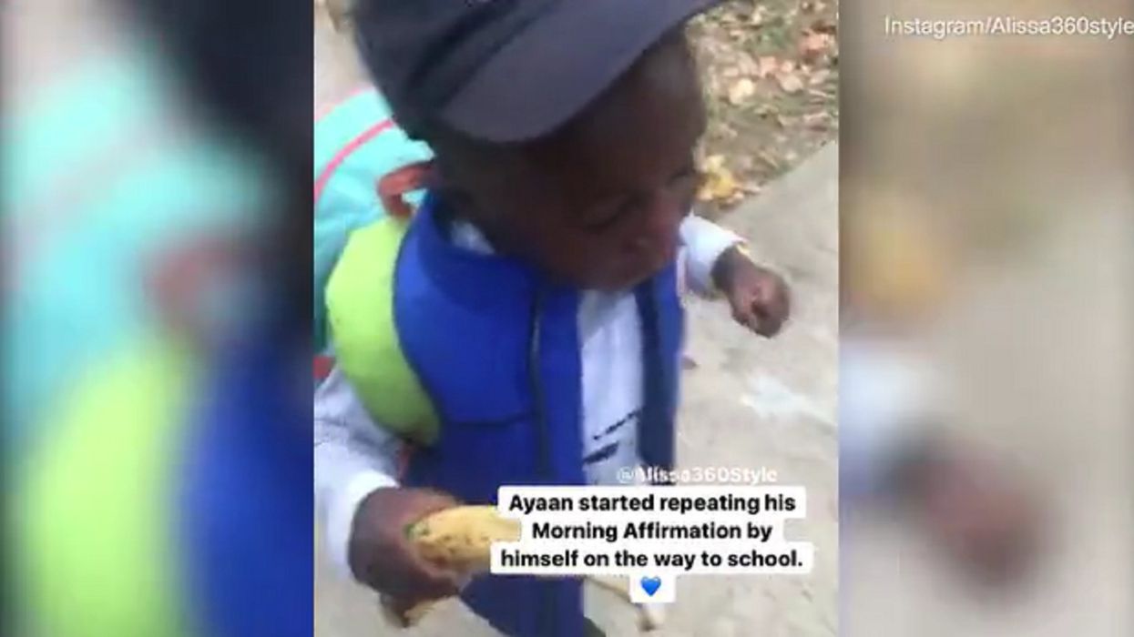 Watch: Video of adorable toddler reciting his daily affirmations goes viral
