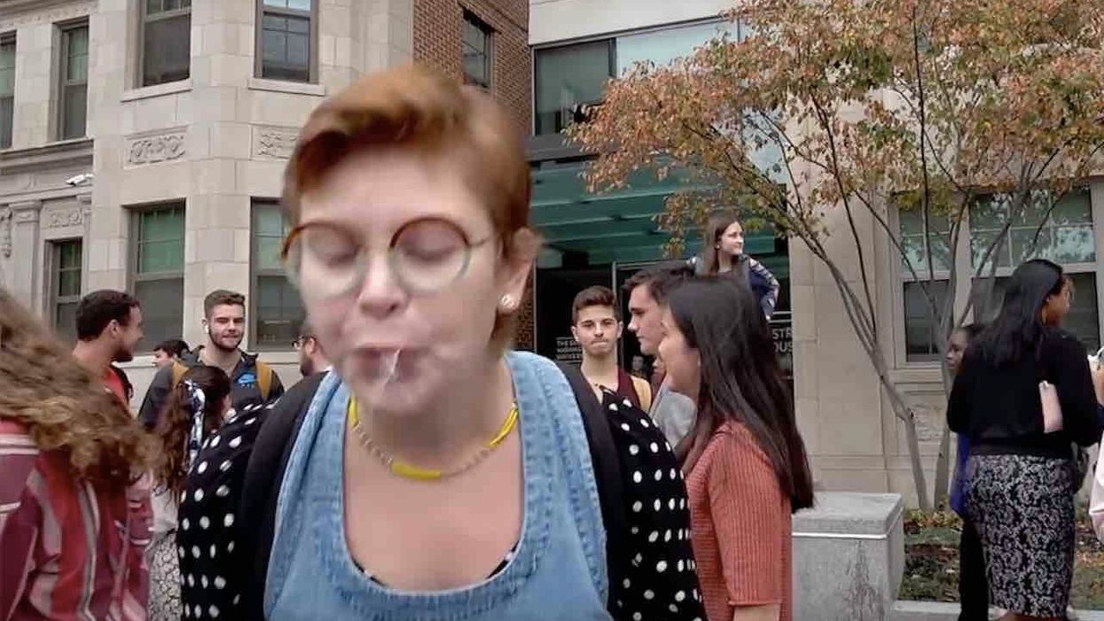 'Hail Satan!' Spitting, twerking, violent pro-abortion mob descends upon pro-life group at college