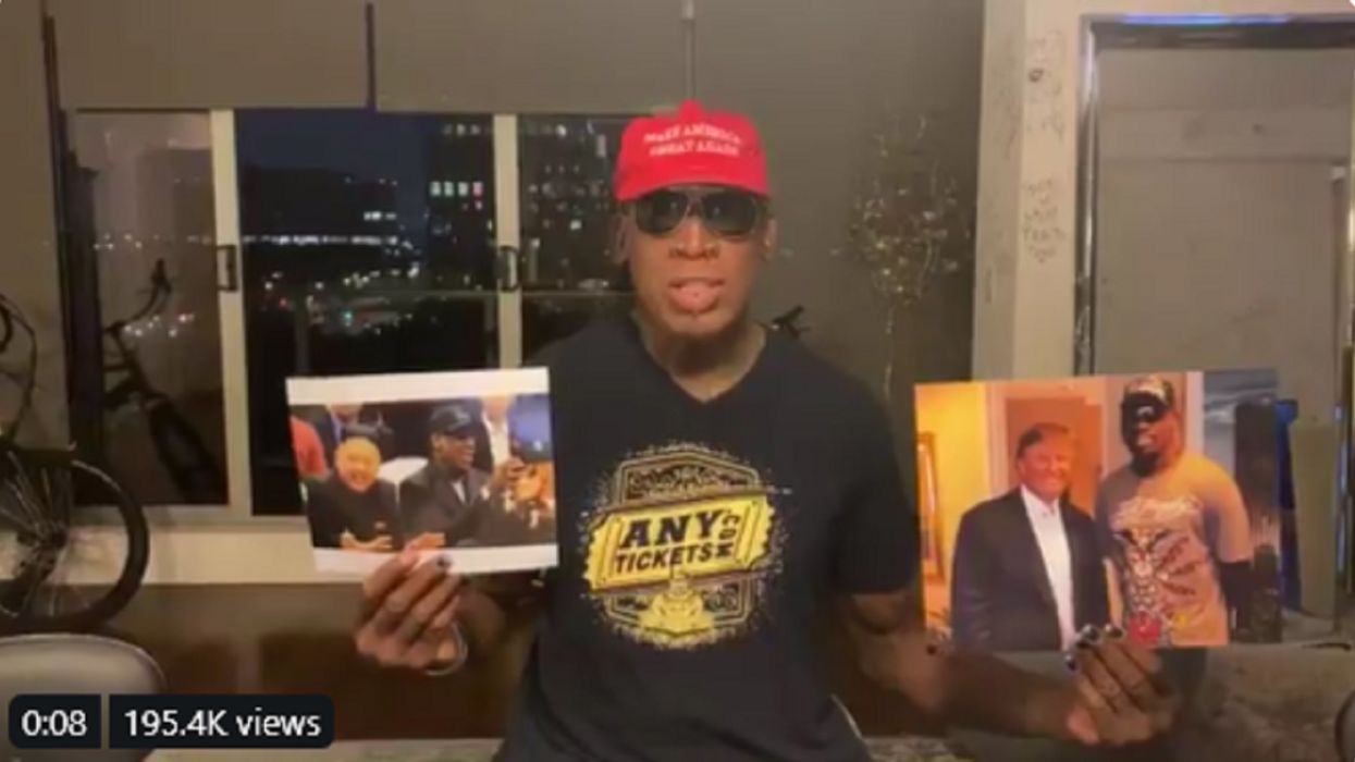 'Ambassador' Dennis Rodman offers his diplomatic services to the NBA to smooth over China situation