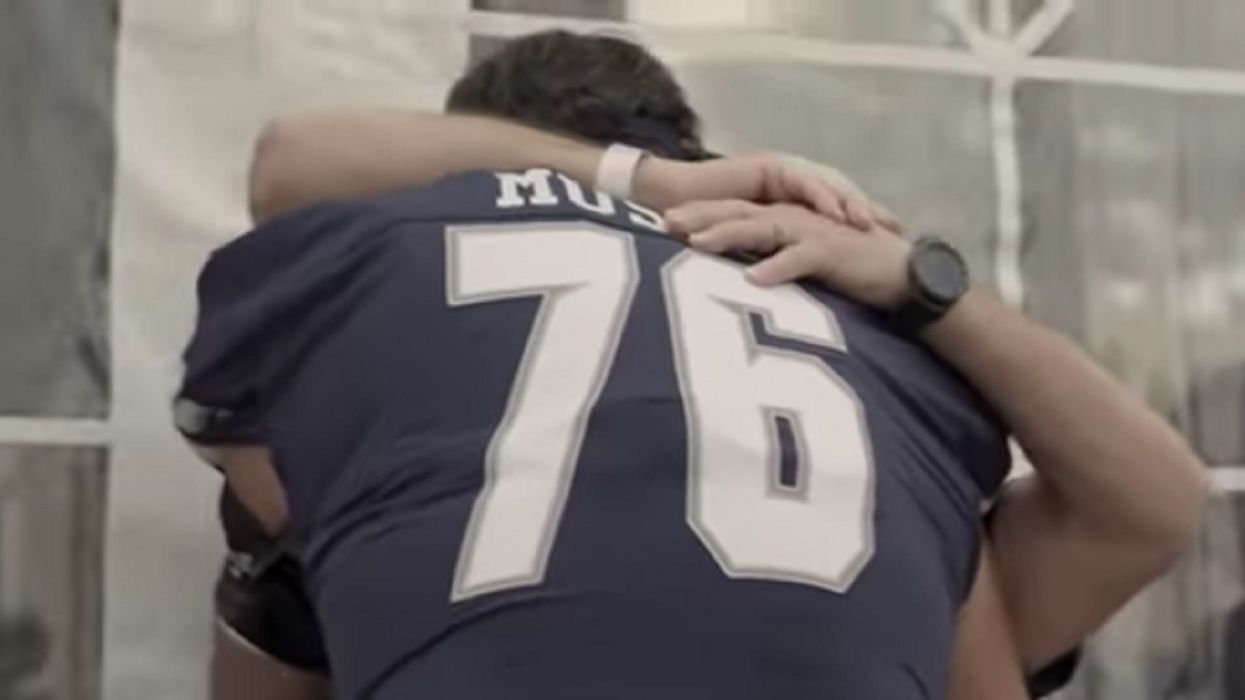 Watch: Touching moment Samford University football player honors his stepfather with name change