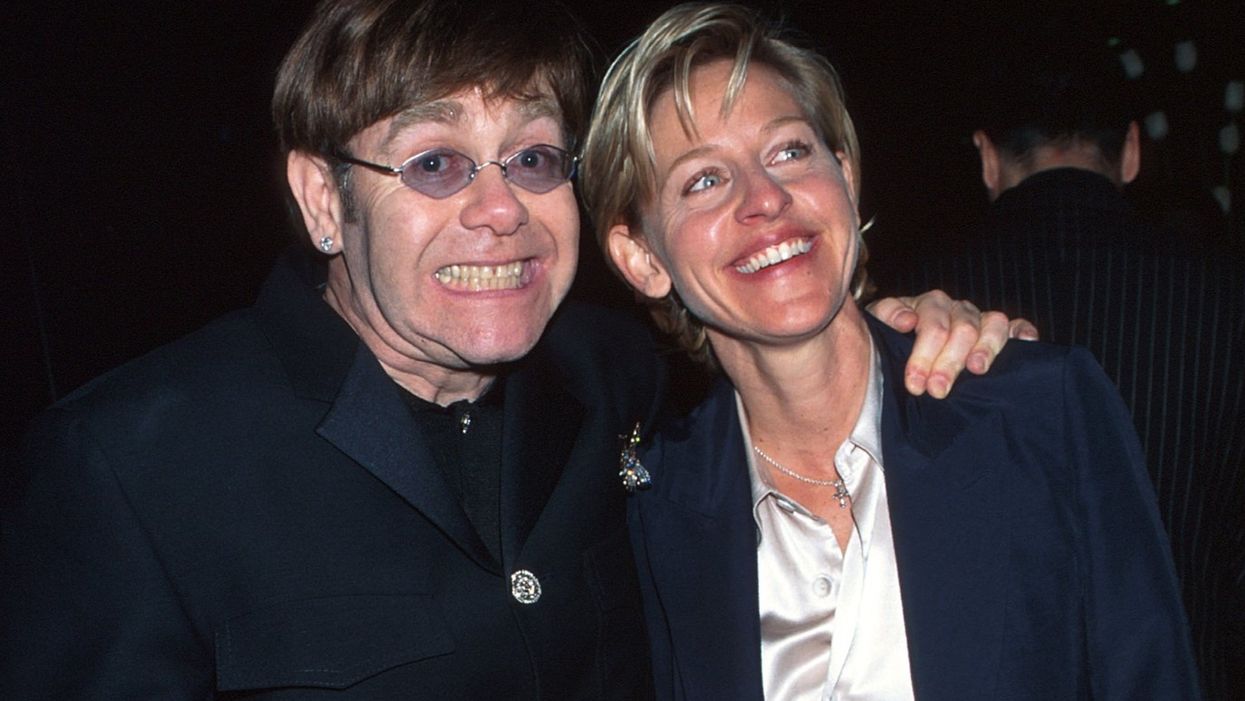 Elton John shuts down critics of the friendship between Ellen DeGeneres and former President George W. Bush