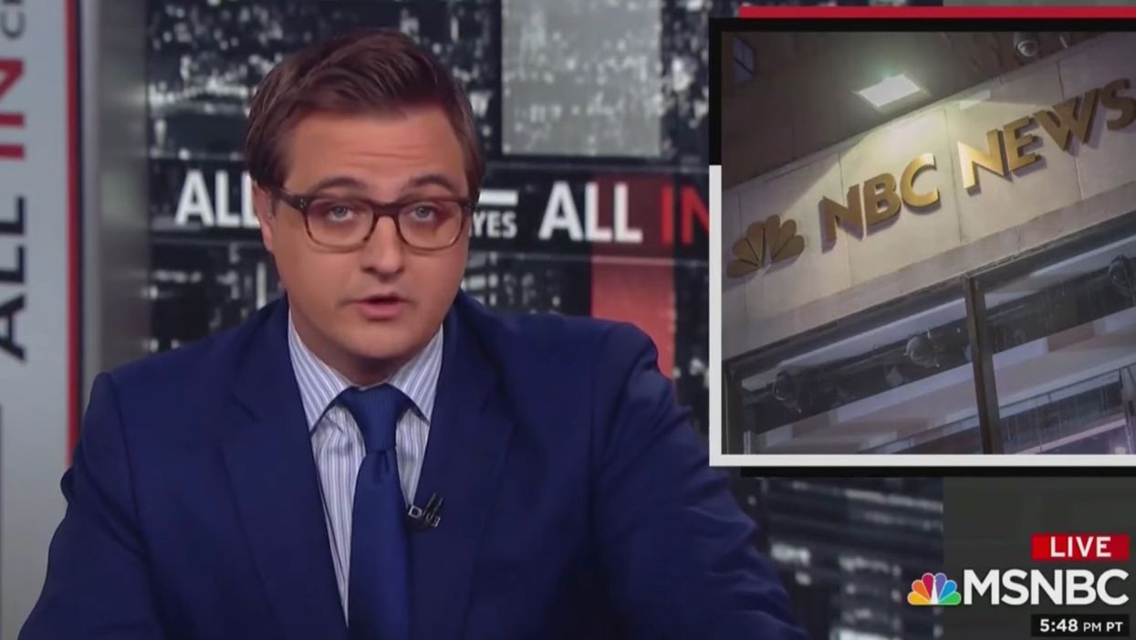 MSNBC host Chris Hayes takes shot at own network for reportedly killing the Harvey Weinstein story