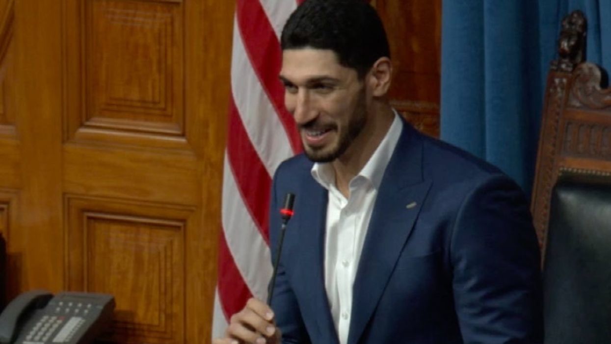 WATCH: While the NBA kowtows to China, Celtics star Enes Kanter delivers powerful message about sacrificing to stand for freedom
