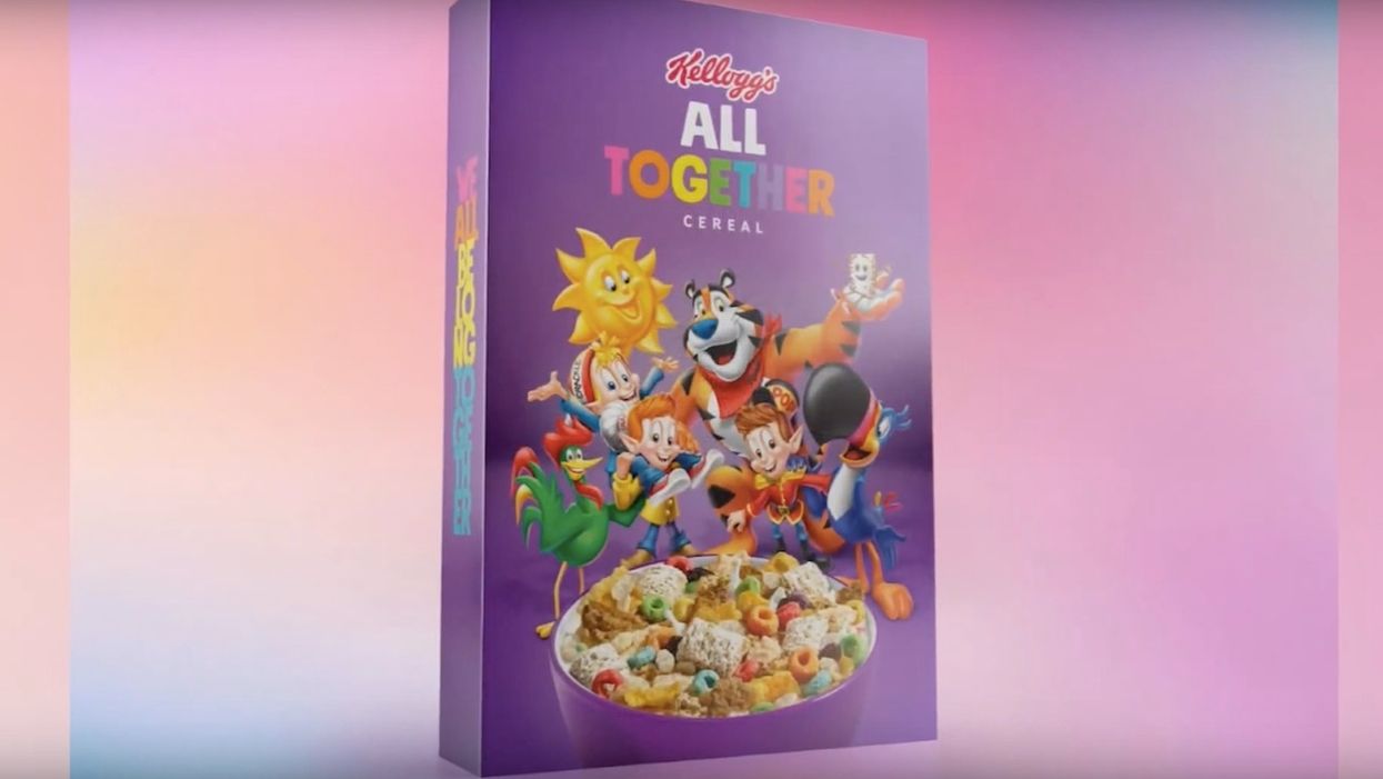 Kellogg's launches LGBTQ-themed breakfast cereal 'All Together' to promote acceptance 'no matter who you love'