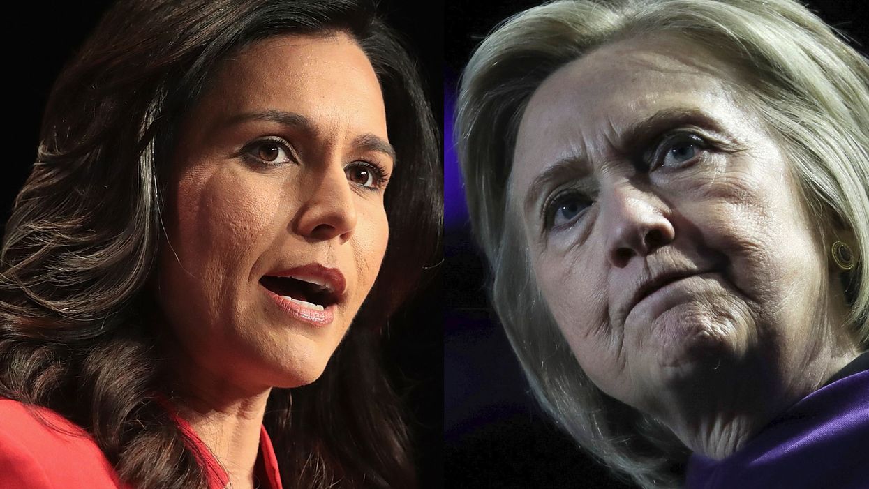 Tulsi Gabbard fires back a challenge to Hillary Clinton, calls her the 'queen of warmongers'