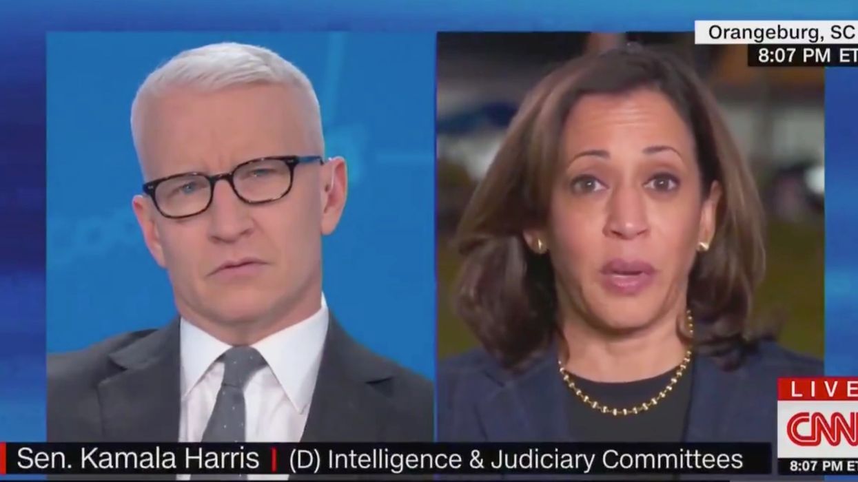 Kamala Harris claims Giuliani has 'clearly broken many laws' — but crumbles when confronted by Anderson Cooper