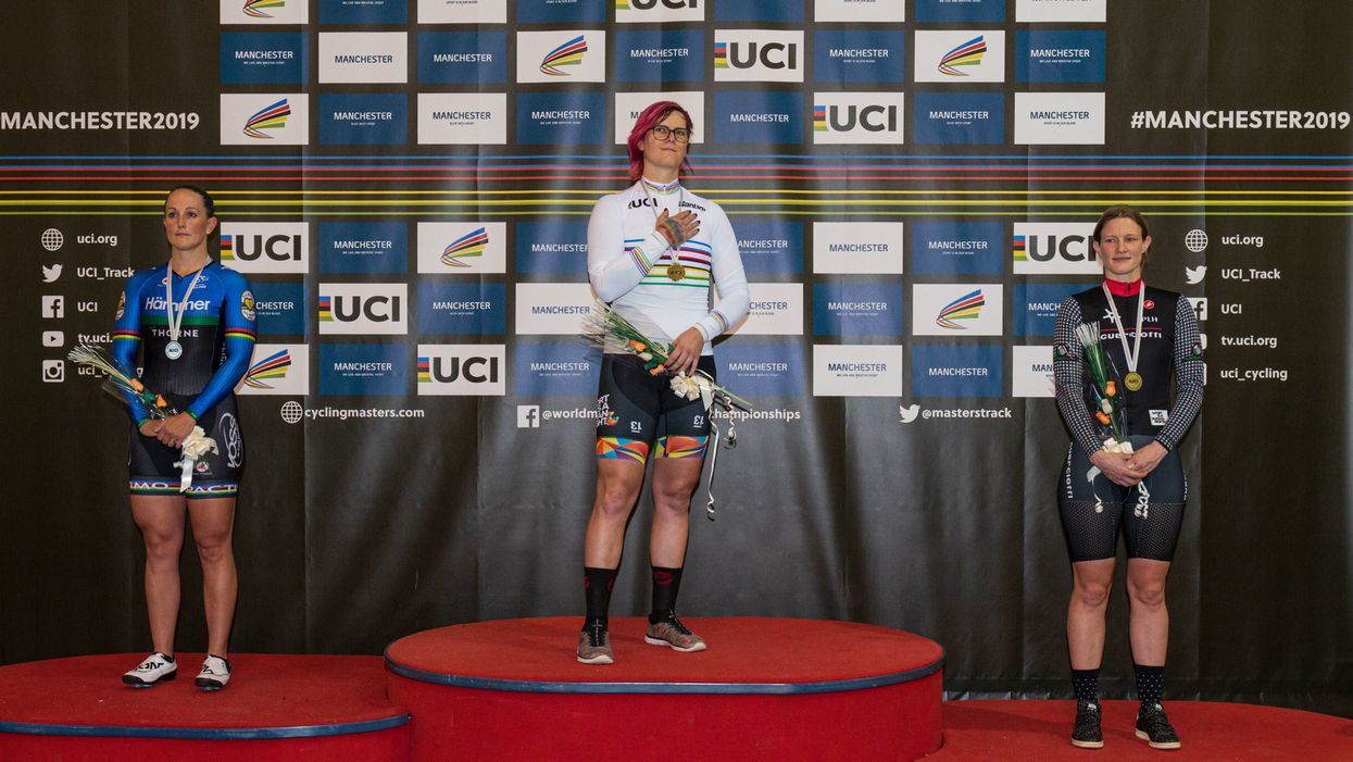 Transgender female dominates at Masters Track Cycling World Championships, complains how unfair it would be if she were excluded
