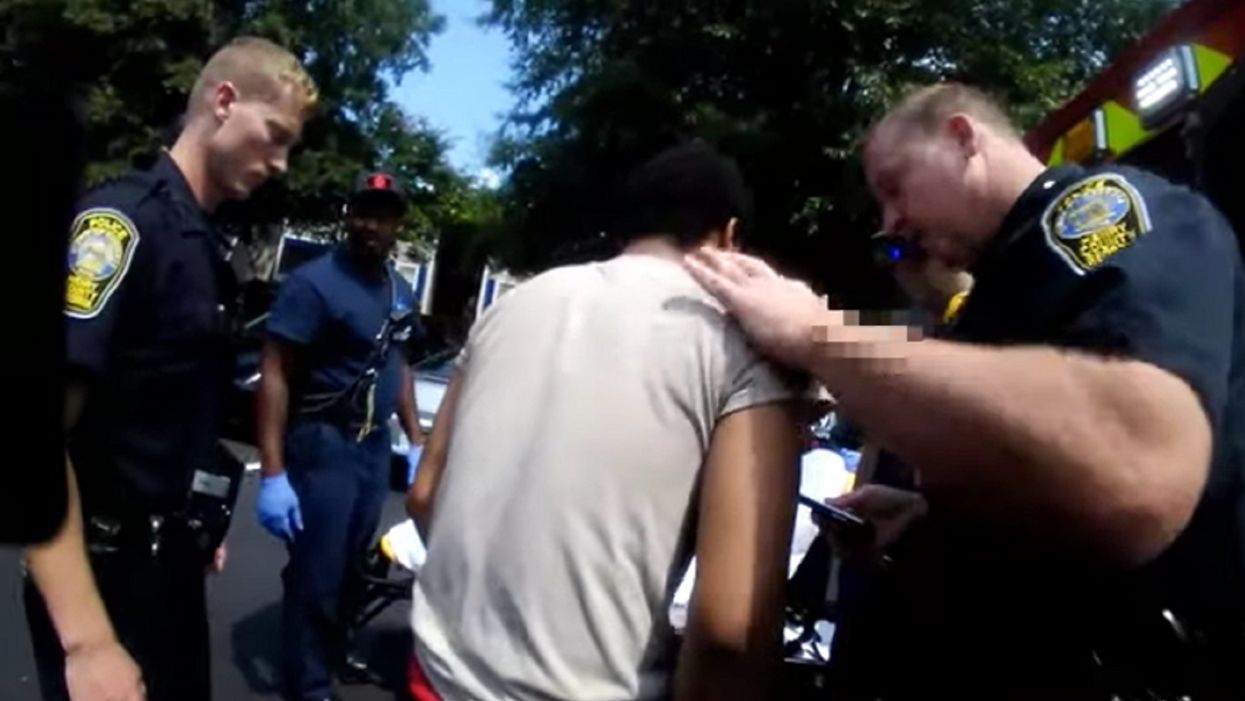 Watch: Georgia police officers save father from suicide attempt