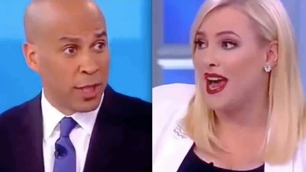 Cory Booker doesn't answer Meghan McCain's repeated questions on how he would carry out mandatory gun buybacks