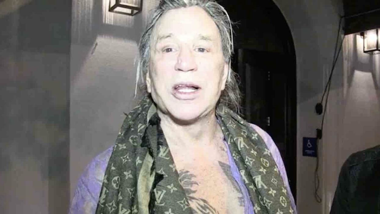 Actor Mickey Rourke promises to punch President Trump with 'left hook from hell' once he leaves office