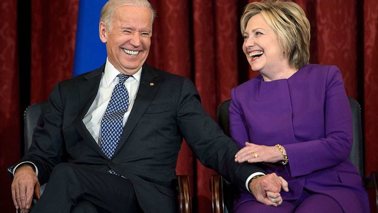 Hillary Clinton, Joe Biden virtually tied for 2020 Democratic nomination if Clinton enters race, poll shows