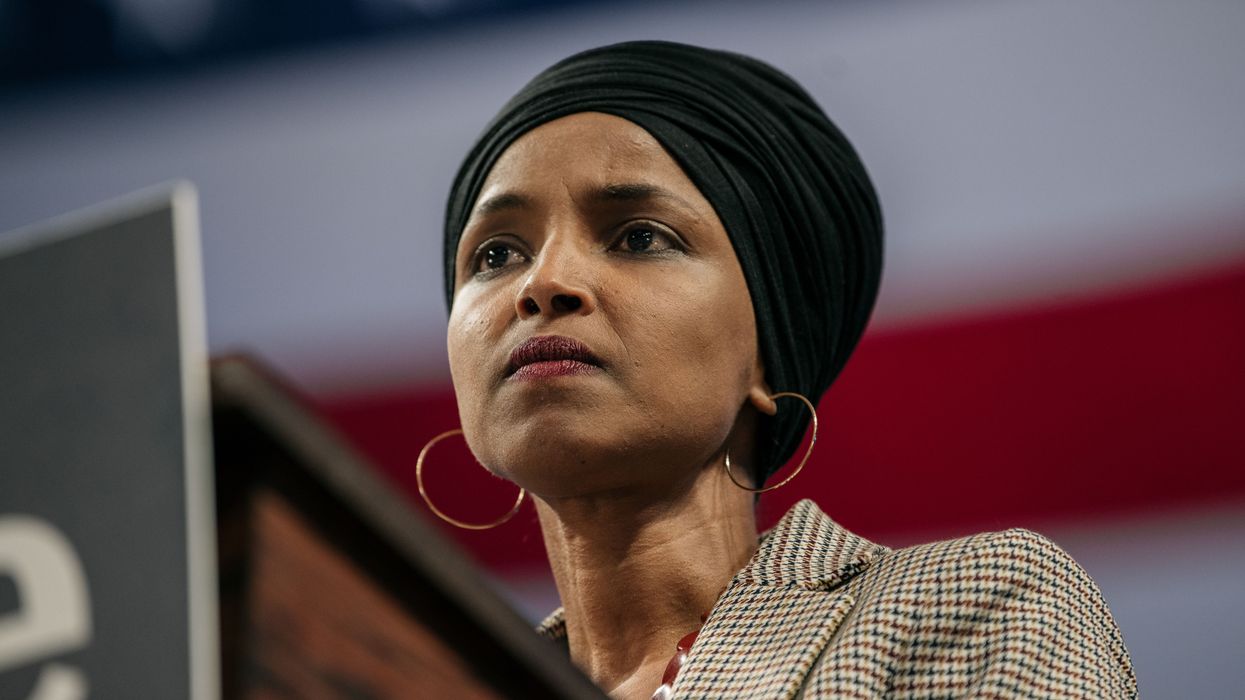 Ilhan Omar calls for end of 'Western imperialism' at Bernie Sanders rally