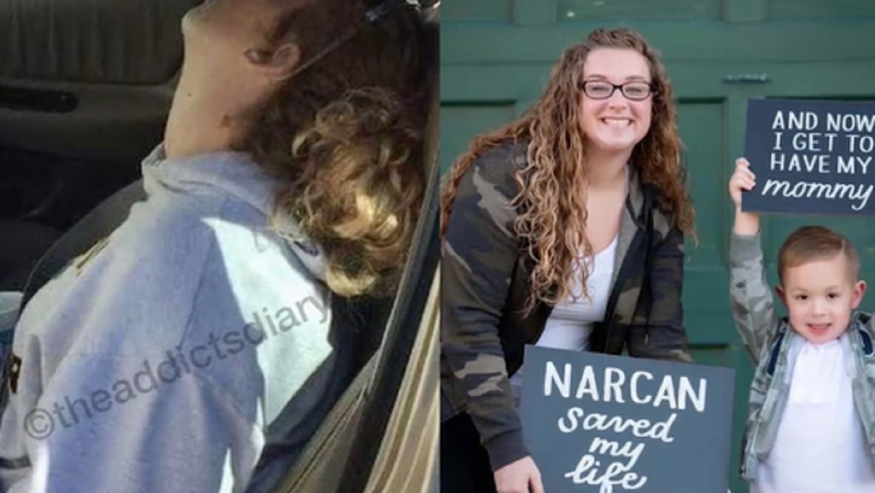 Mom whose heroin overdose photo went viral in 2016 now has a lot to celebrate