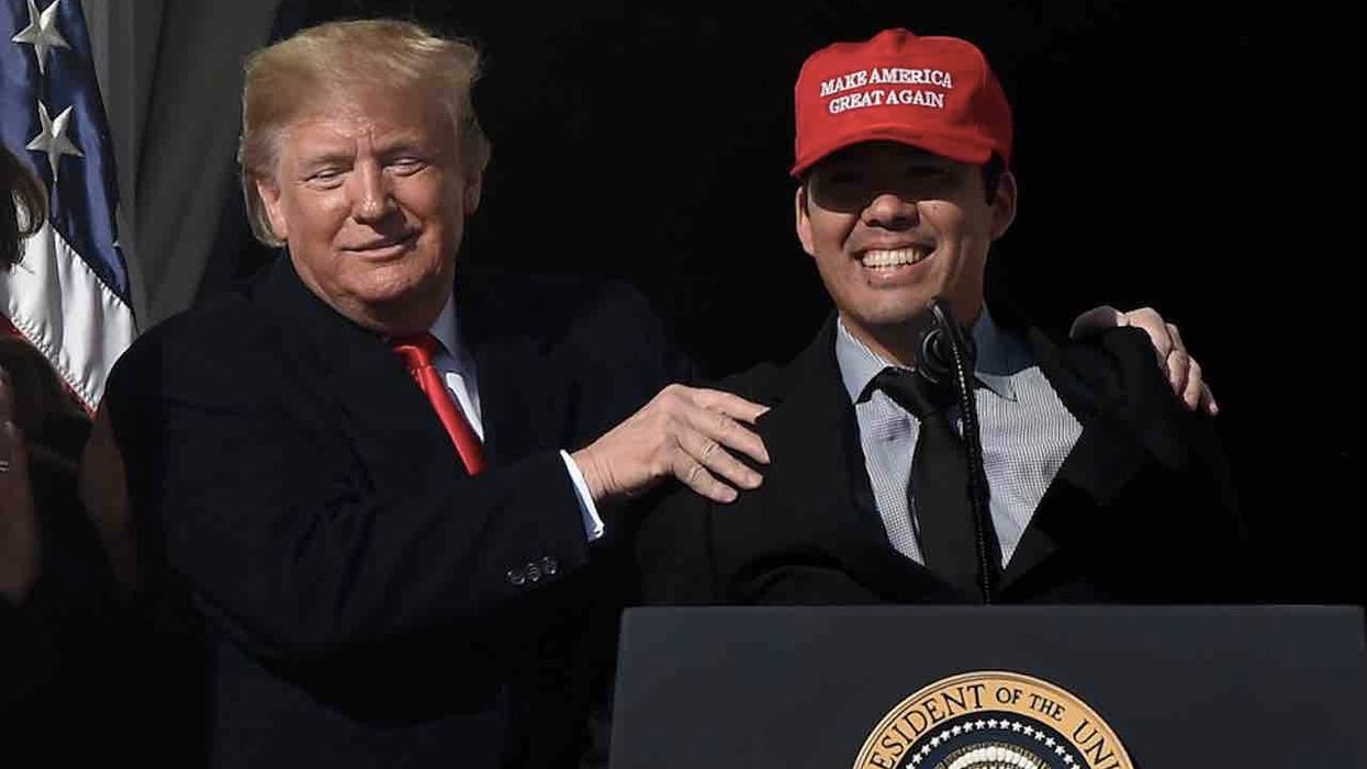 Leftists, media blast Washington Nationals' Kurt Suzuki for wearing MAGA hat during White House visit