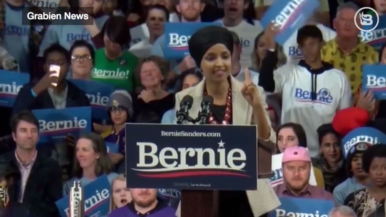WATCH: Ilhan Omar peddles the same tired lies about Trump while speaking at a Bernie Sanders rally