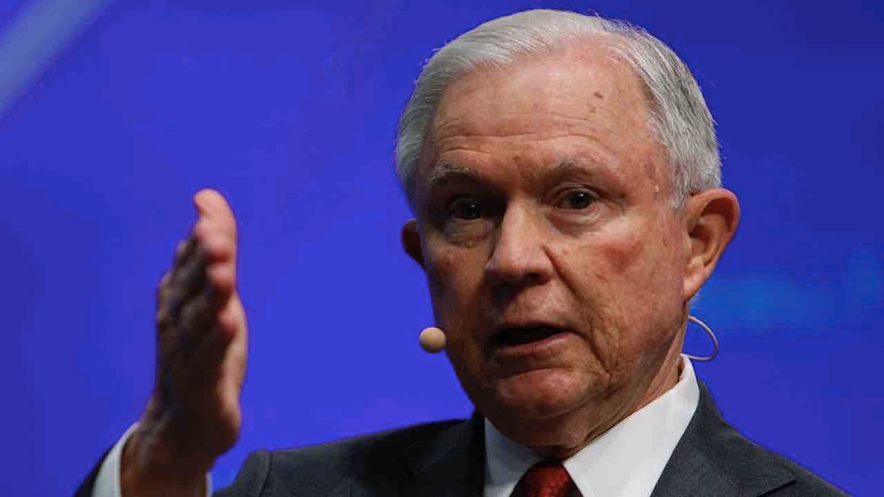 Jeff Sessions reportedly blasts protesters during college speech, calls their interruptions 'stupid,' 'trash'