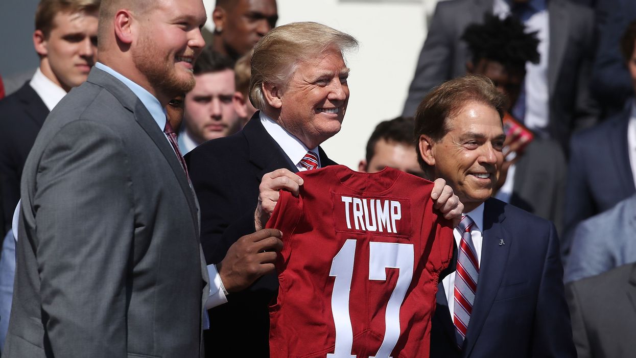 Students who are 'disruptive' during Trump visit to Alabama-LSU game face removal, ban from stadium