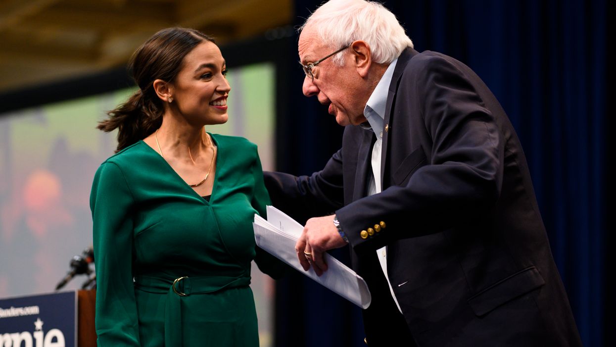 AOC compares unfulfilled campaign promises to heartbreak at Bernie Sanders rally