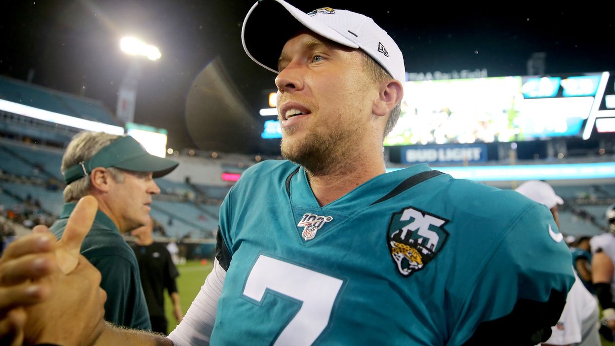NFL quarterback Nick Foles gives inspiring response when asked if he's doubted God because of a bad injury