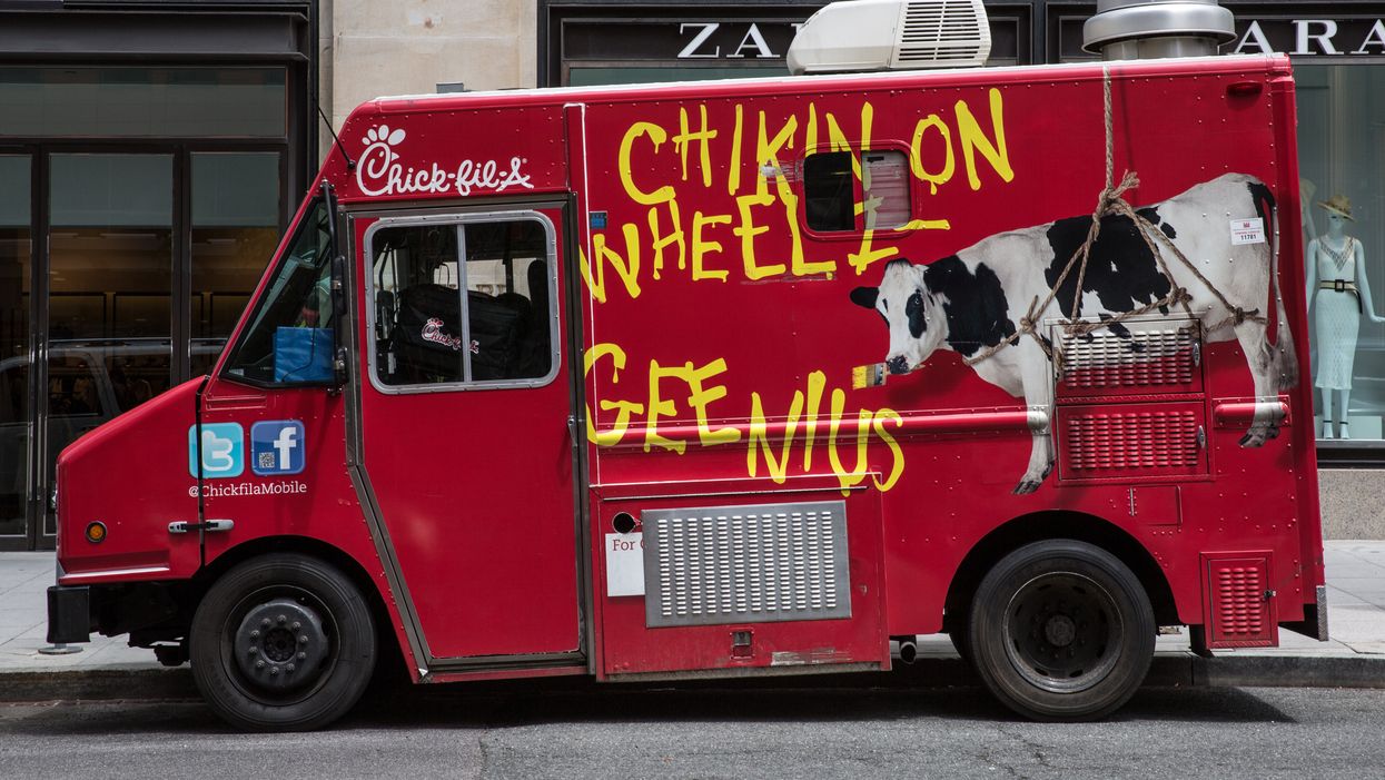 Chick-fil-A truck shows up at high school football game. Students stage walkout because they feel unsafe. Then MAGA counter-protesters joined in.