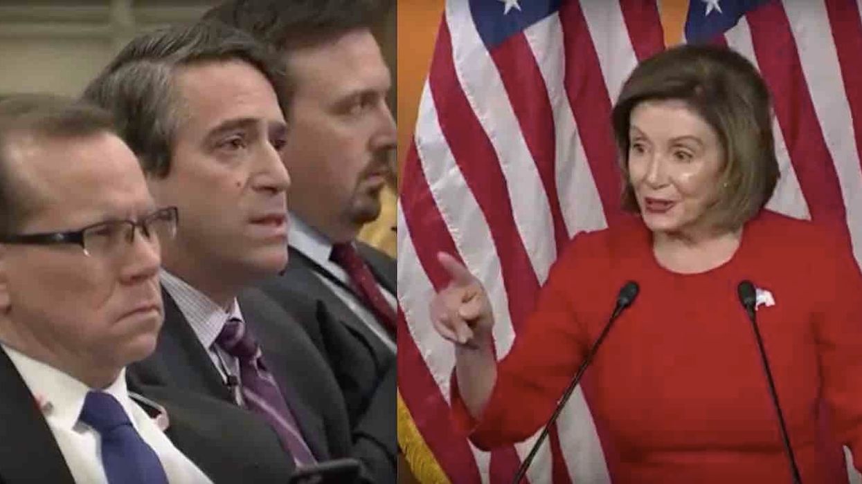 'Testy' Nancy Pelosi calls journalist James Rosen 'Mr. Republican Talking Points' after his whistleblower question — and she gets taken to task