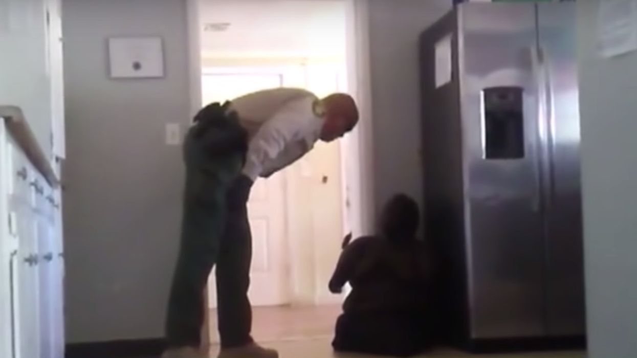 Disturbing video shows police officer tackling a 15-year-old who has no arms or legs